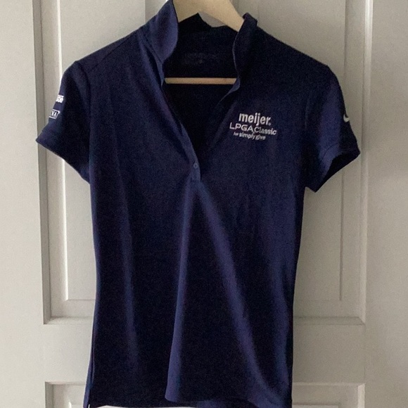 Nike Tops - NIKE Tournament Logo Golf Shirt